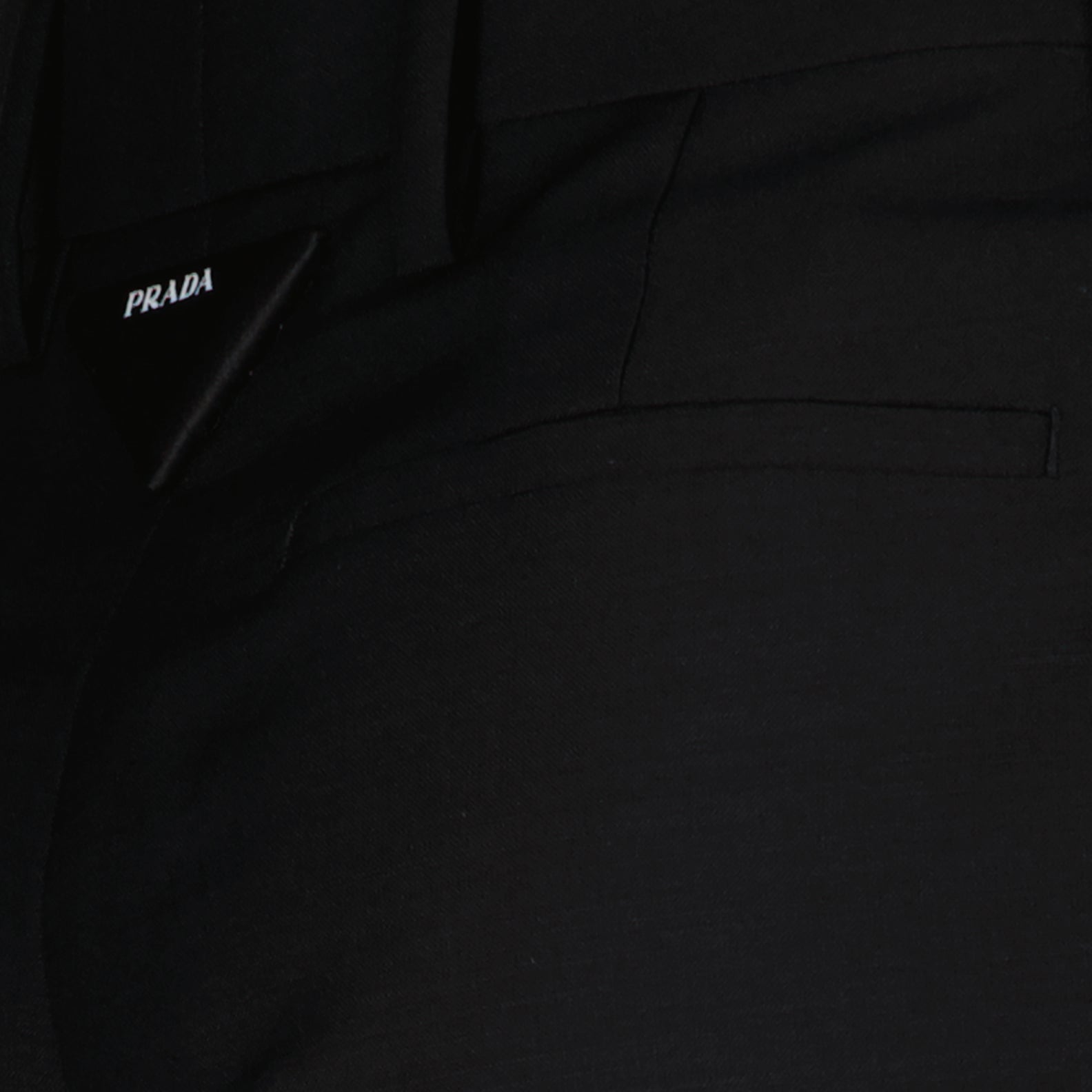 Pants Mohair pants Prada Black Women