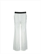 Pants Poplin pants Prada White Women