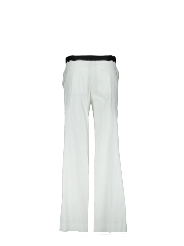 Pants Poplin pants Prada White Women