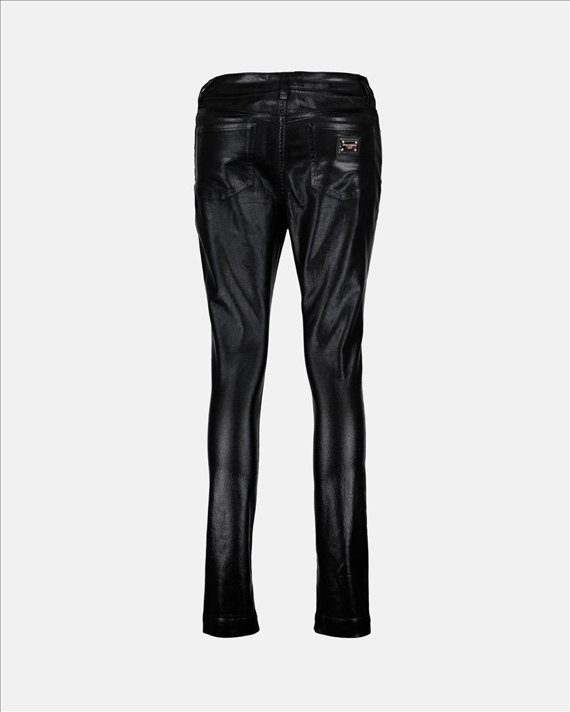 Pantalons Pantalon en simili cuir Dolce & Gabbana Noir Femme