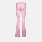 Pantaloni Pantalon en velours Versace Rosa Femme