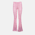 Pantaloni Pantalon en velours Versace Rosa Femme