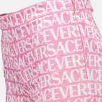 Pantaloni Pantalon en velours Versace Rosa Femme
