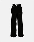 Hosen Pantalon en velours Miu Miu Schwarz Femme