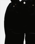 Hosen Pantalon en velours Miu Miu Schwarz Femme