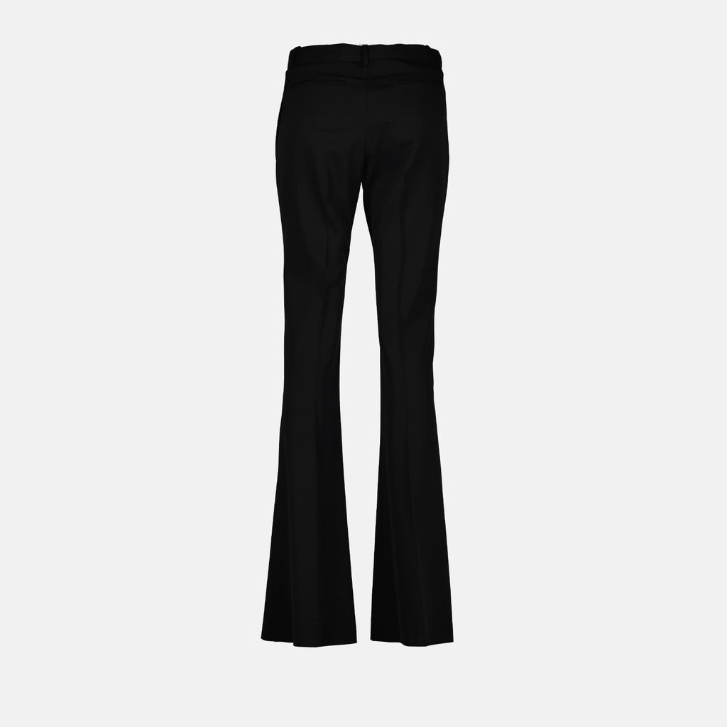 Hosen Pantalon évasé Versace Schwarz Femme