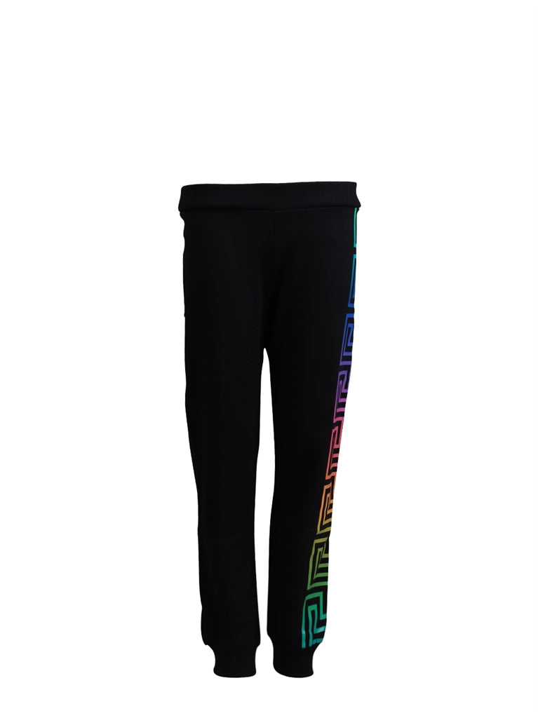 Bekleidung Pantalon Greca Neon Kids Versace Schwarz Kinder