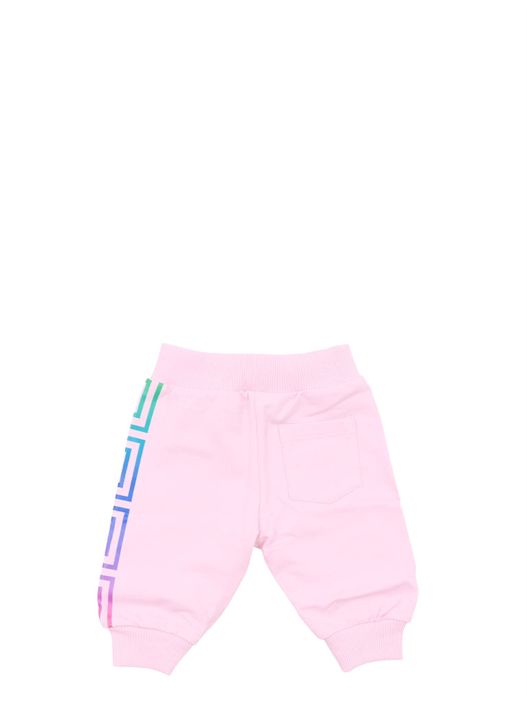 Clothing Greca Neon Kids Pants Versace Pink Kids