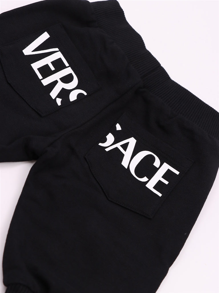 Clothing Greca pants Versace Black Kids
