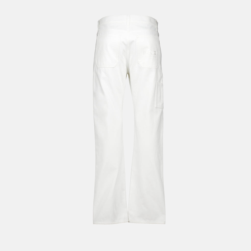 Hosen Pantalon jean Alexander McQueen Weiß Homme