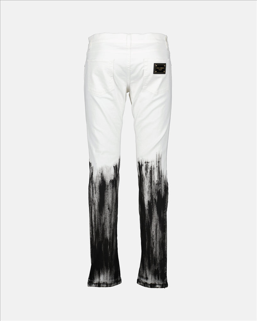 Pants Jeans Dolce & Gabbana White Man