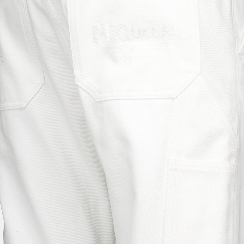 Hosen Pantalon jean Alexander McQueen Weiß Homme