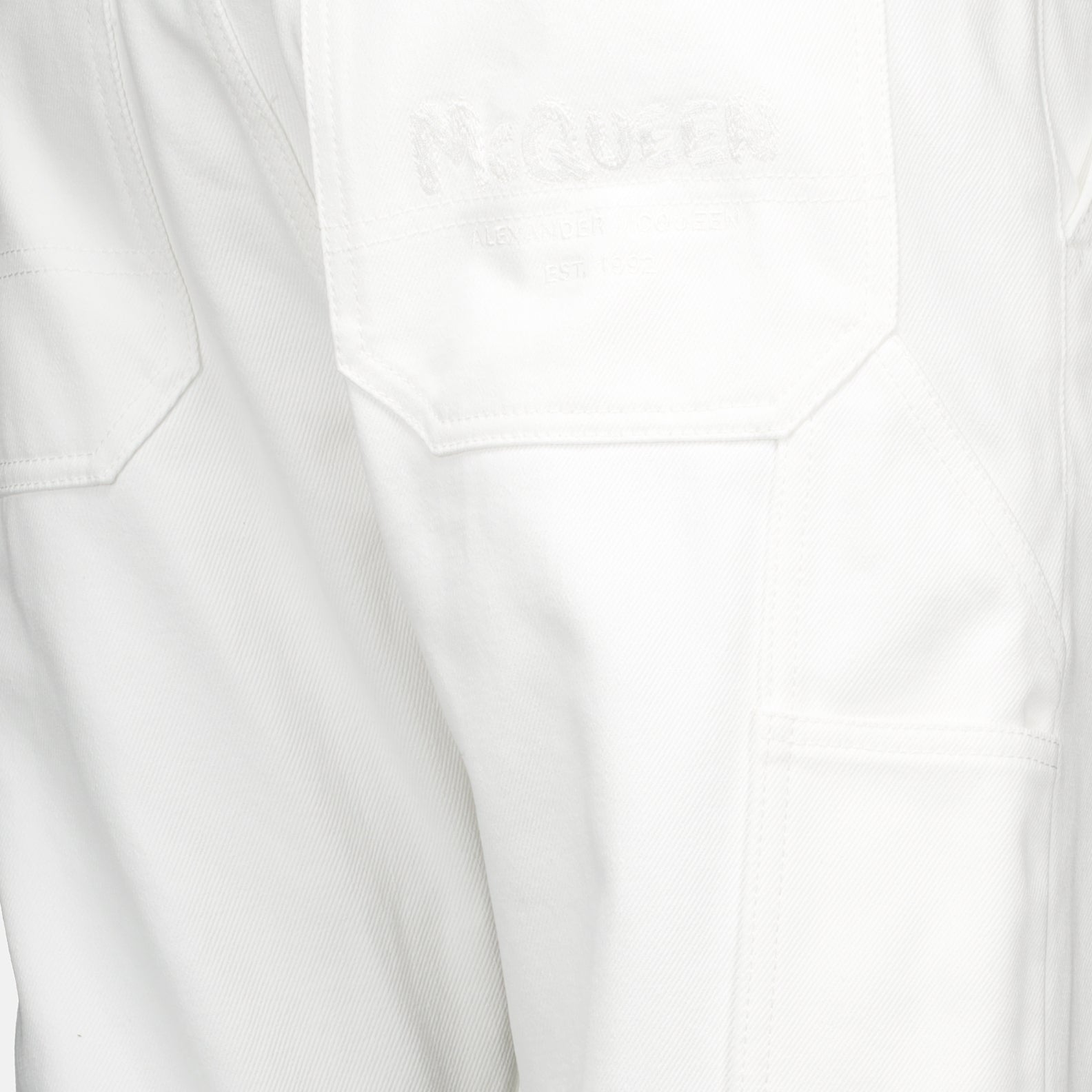 Hosen Pantalon jean Alexander McQueen Weiß Homme