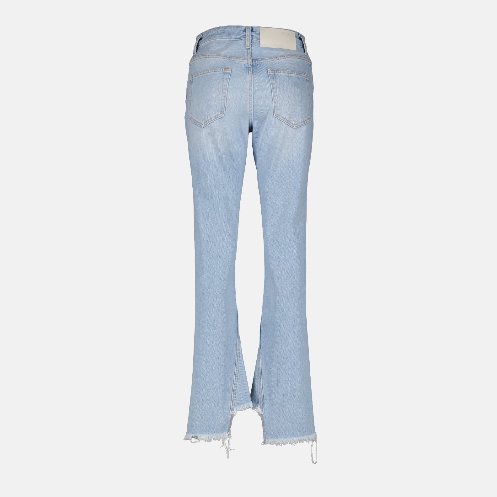 Pantalones Jeans Bleach Twist Off-White Azul Femme