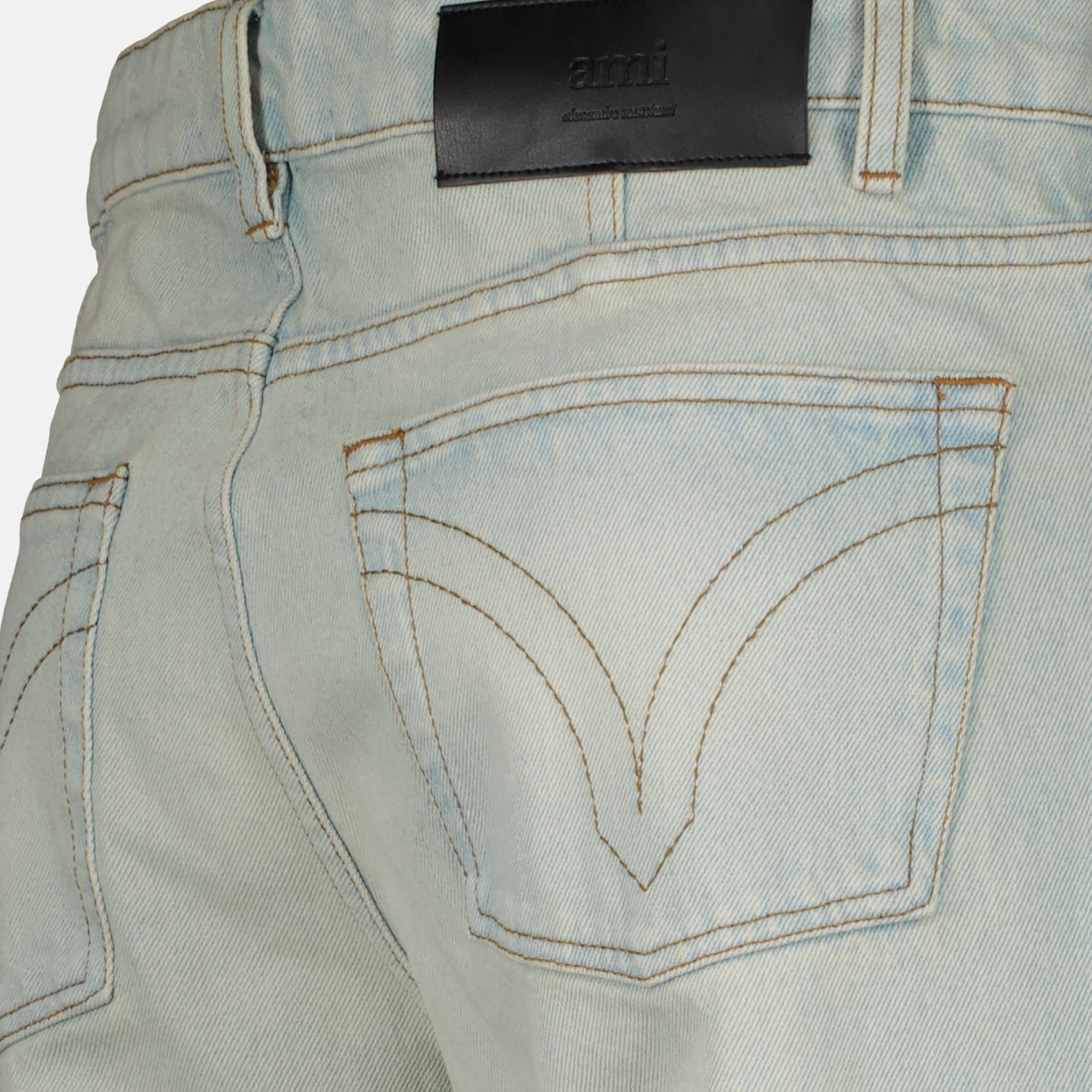 Pantalones Pantalon jean droit Ami PARIS Azul Homme