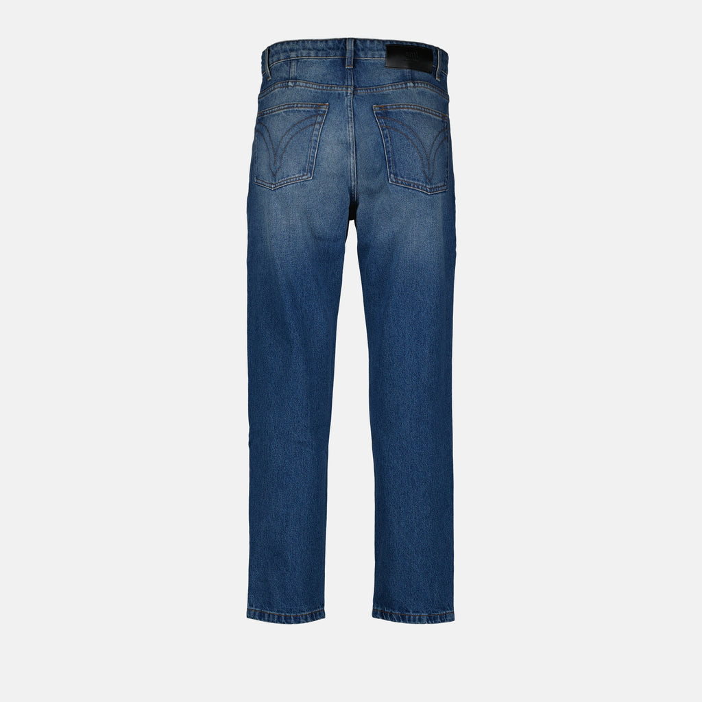 Calças Pantalon jean droit Ami PARIS Azul Homme