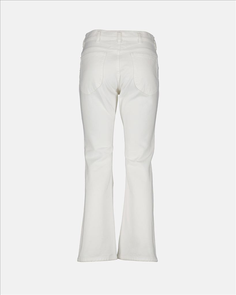 Calças Calças de ganga à boca de sino Maison Margiela Branco Femme