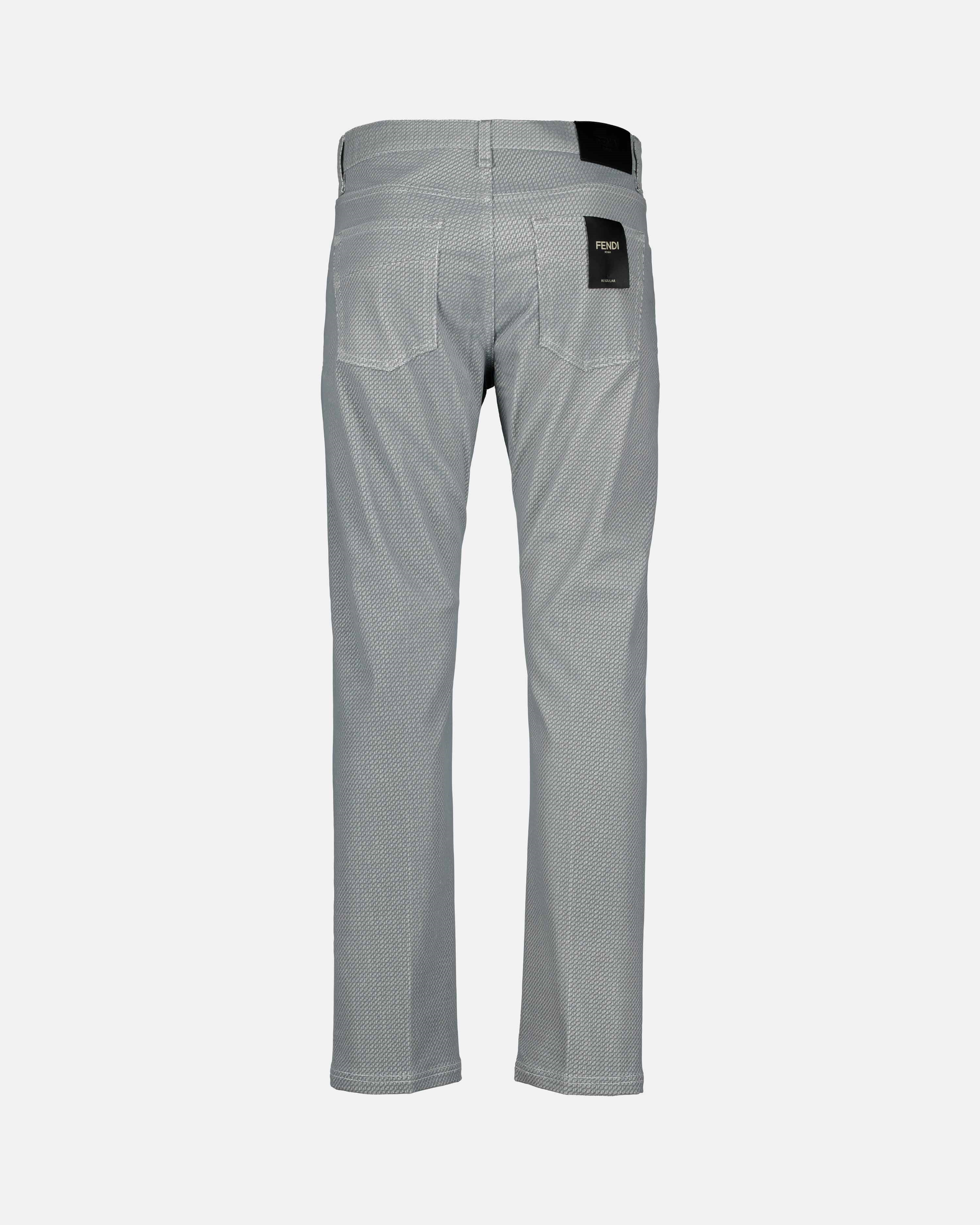 Pantalons Pantalon jean Fendi Gris Homme