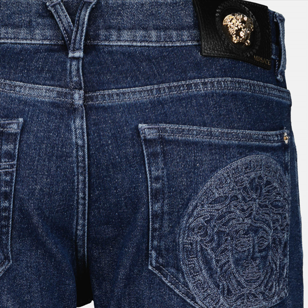 Pants Medusa denim pants Versace Blue Man