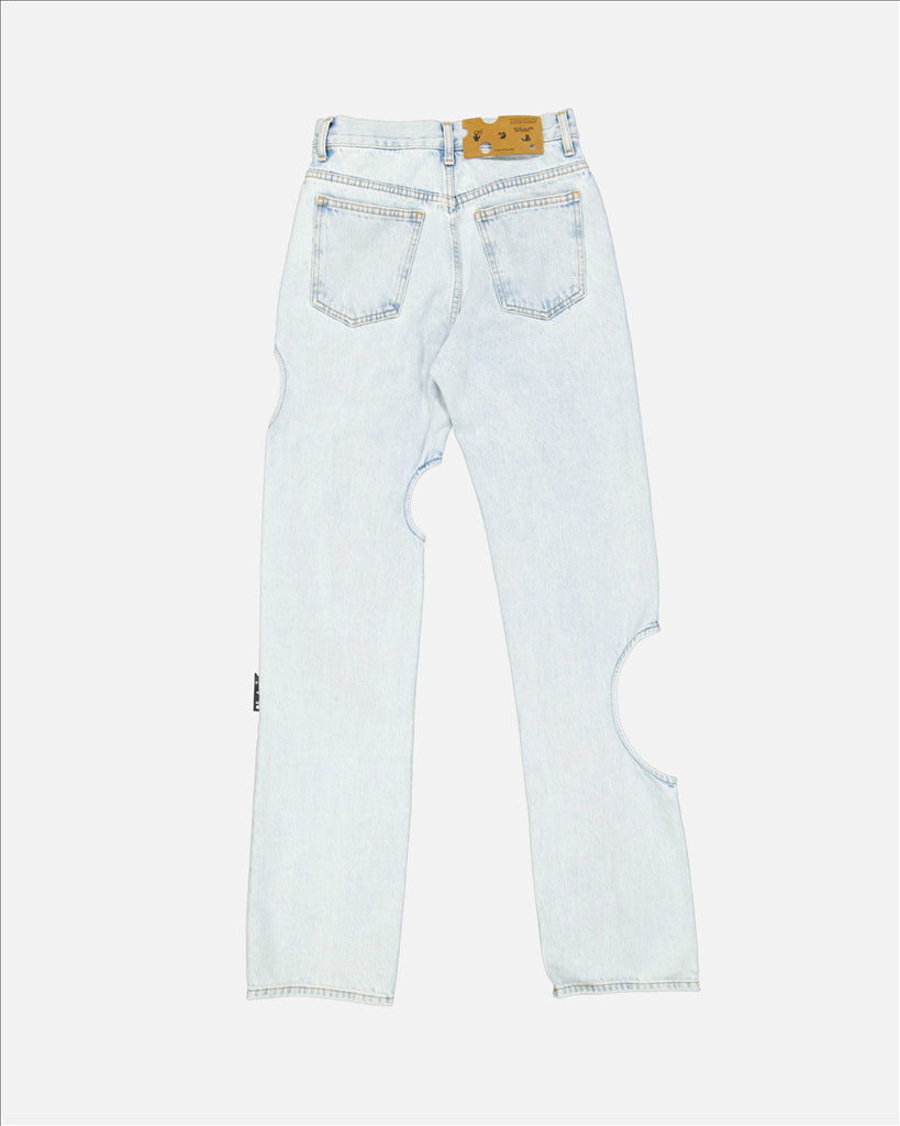 Pantaloni Pantalon jean Meteor Off-White Blu Femme