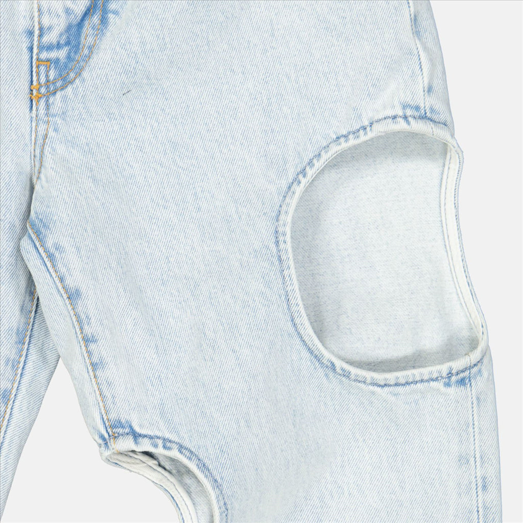 Pantaloni Pantalon jean Meteor Off-White Blu Femme