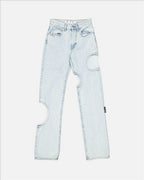 Pantaloni Pantalon jean Meteor Off-White Blu Femme