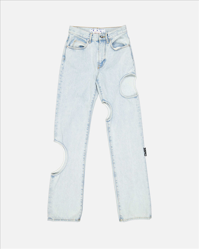 Pantaloni Pantalon jean Meteor Off-White Blu Femme