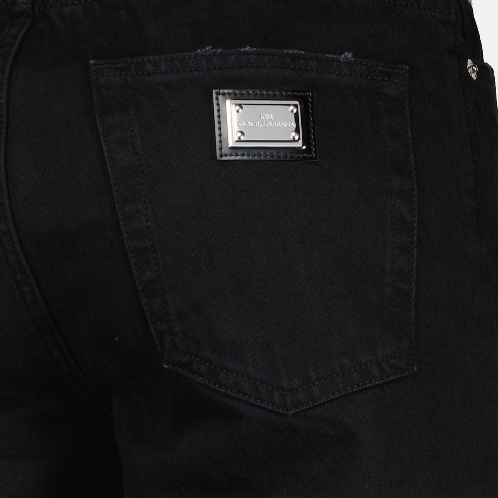 Hosen Pantalon jean Dolce & Gabbana Schwarz Femme