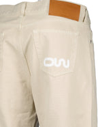 Pants OW denim pants Off-White Beige Man