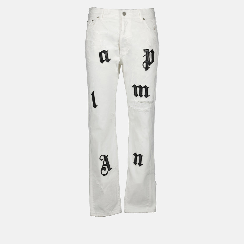 Calças Pantalon jeans Palm Angels Branco Homme