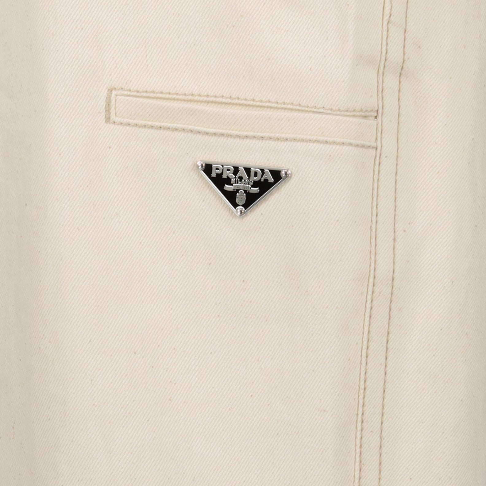 팬츠 Pantalon jeans Prada 하얀색 Homme