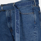 Calças Pantalon jeans Industrial Off-White Azul Homme