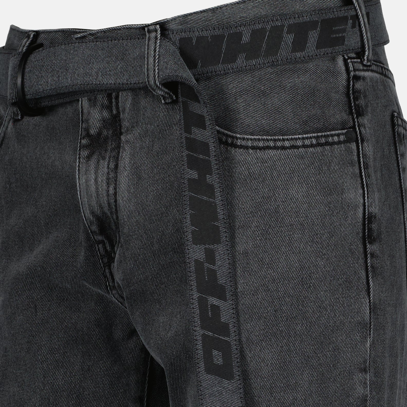 Pants Industrial jeans pants Off-White Gray Man