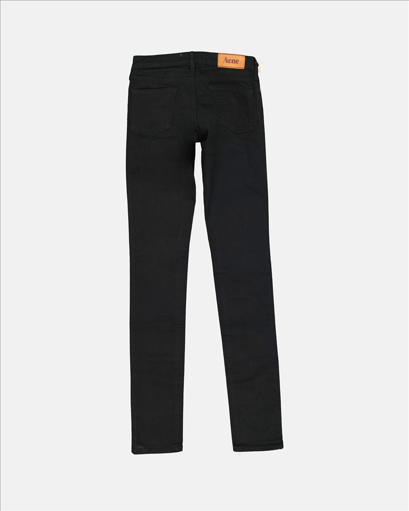 Pantalones Pantalones Jeans Acne Jeans Negro Mujeres