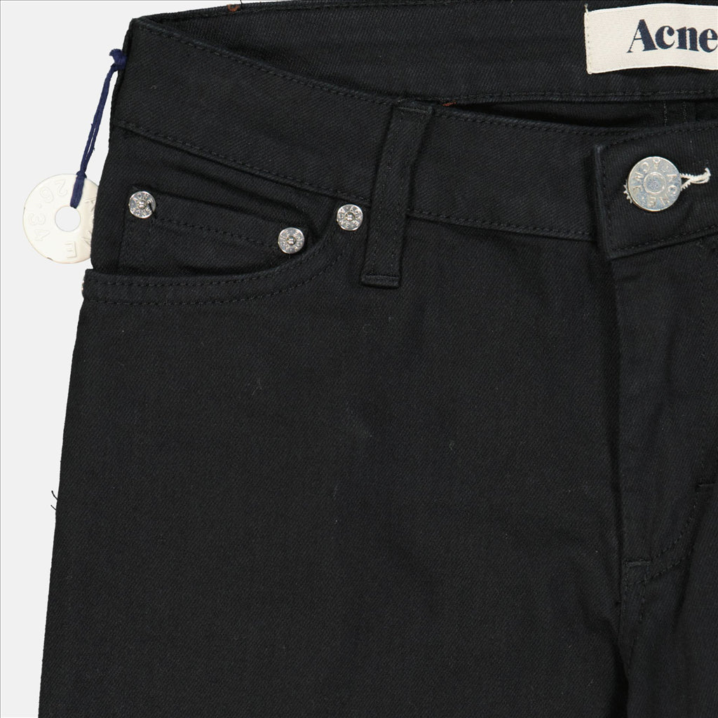 Pantalones Pantalones Jeans Acne Jeans Negro Mujeres