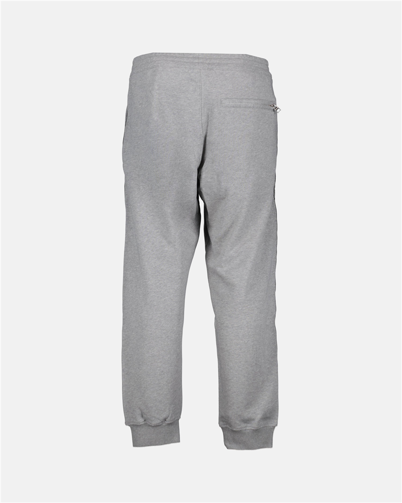 Pantalons Pantalon jogging à logo bande Alexander McQueen Gris Homme