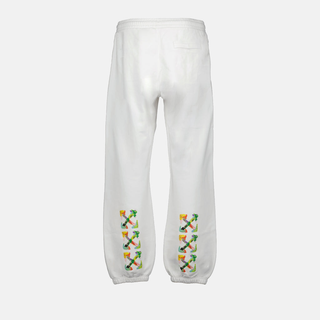 Pantalons Pantalon jogging Arrow Brush Off-White Blanc Homme