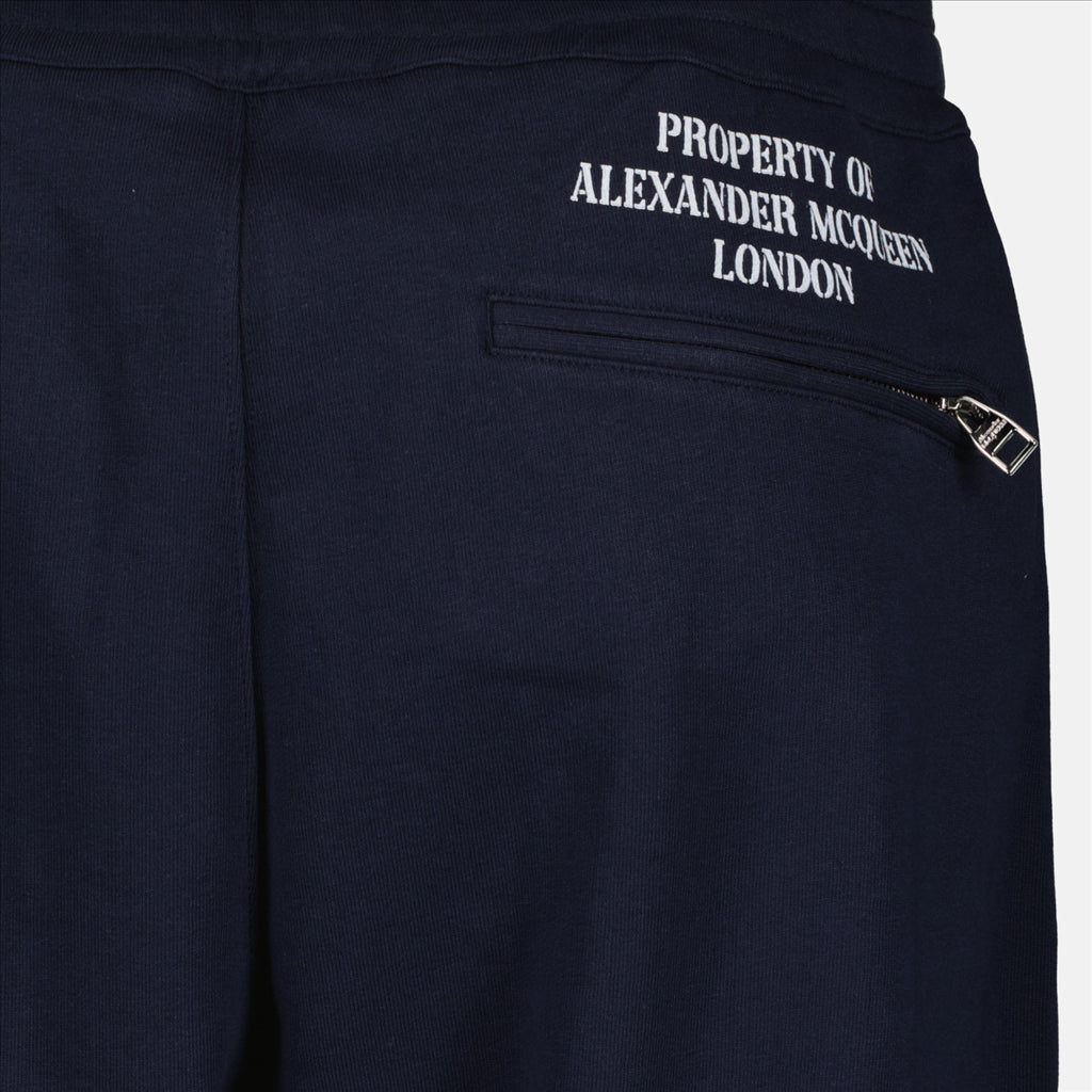 Pantalons Pantalon jogging Alexander McQueen Bleu Homme