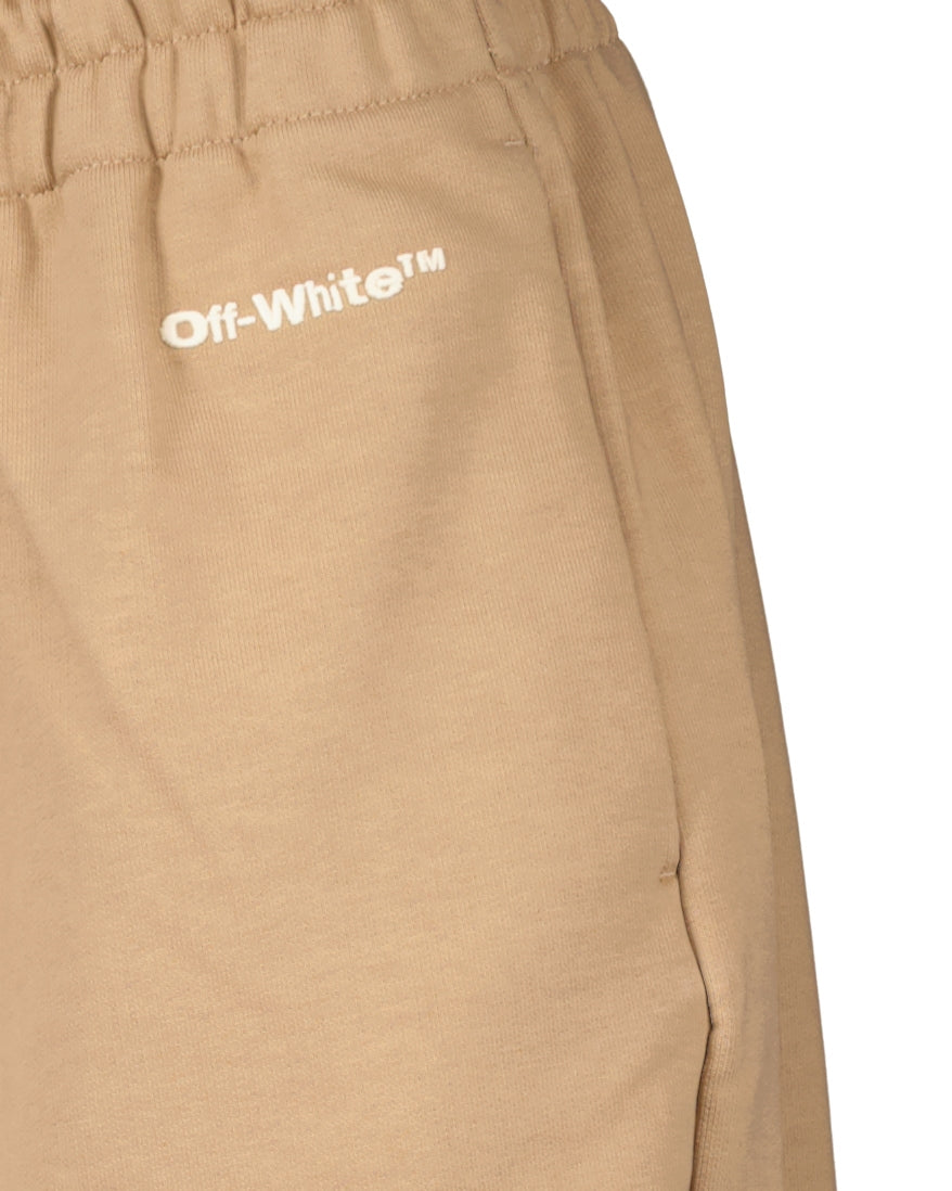 パンツ ジョギングパンツ Off-White 茶色 女性