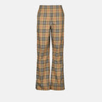 Hosen Pantalon à carreaux Burberry Braun Femme