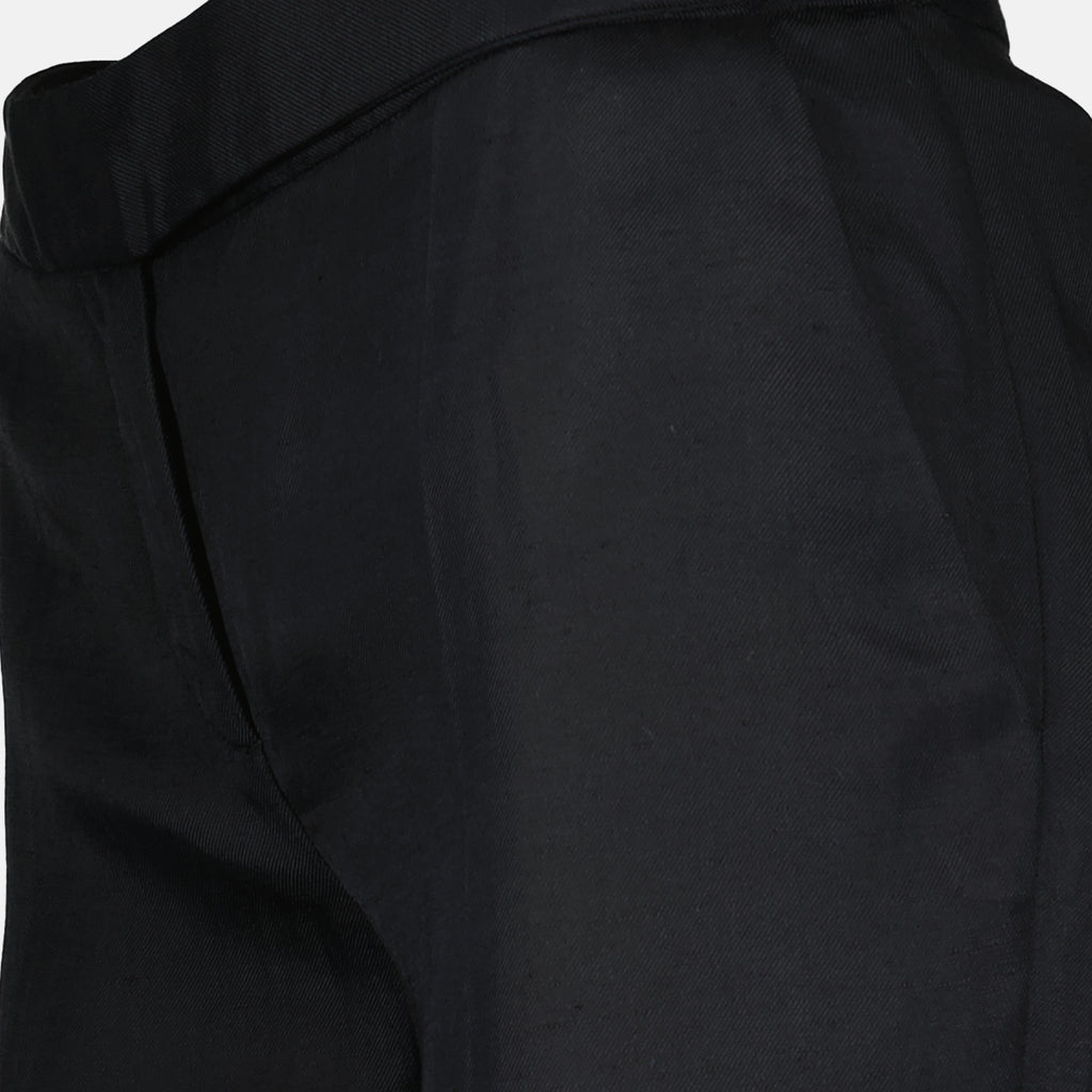 Pantalon noir à pinces