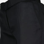 Pantalon noir à pinces