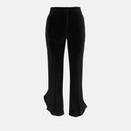 Pantalon noir à volants