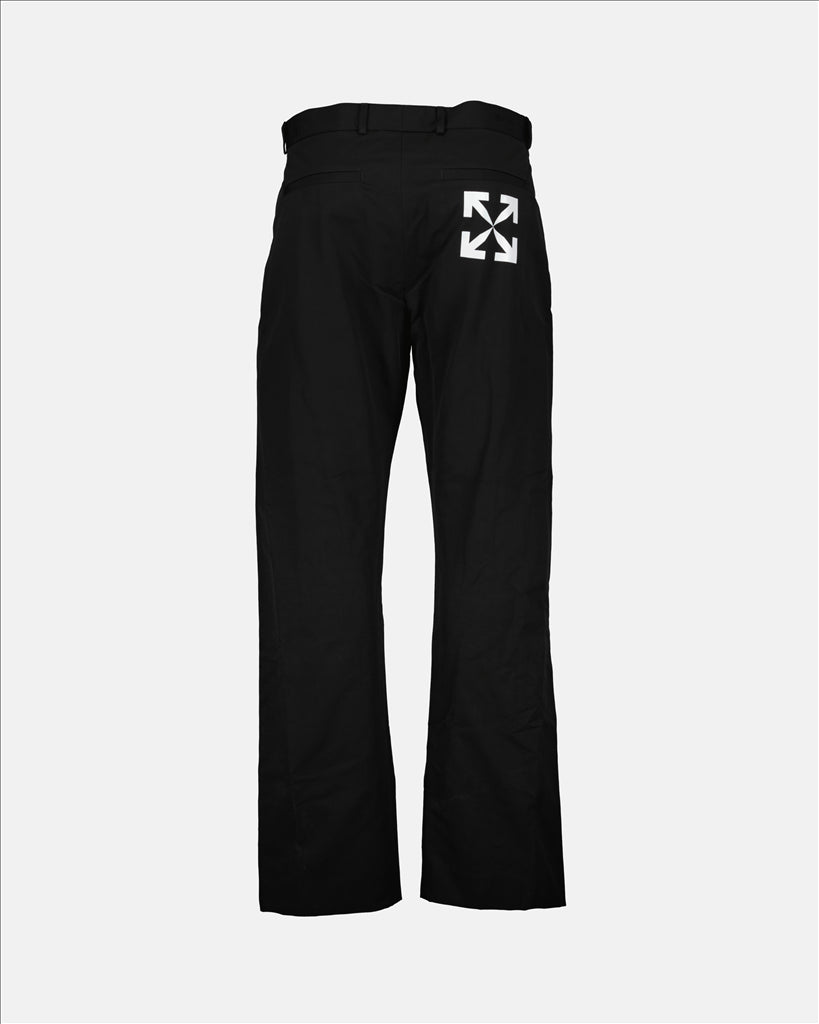 パンツ シングルアロートラウザーズ Off-White 黒 男