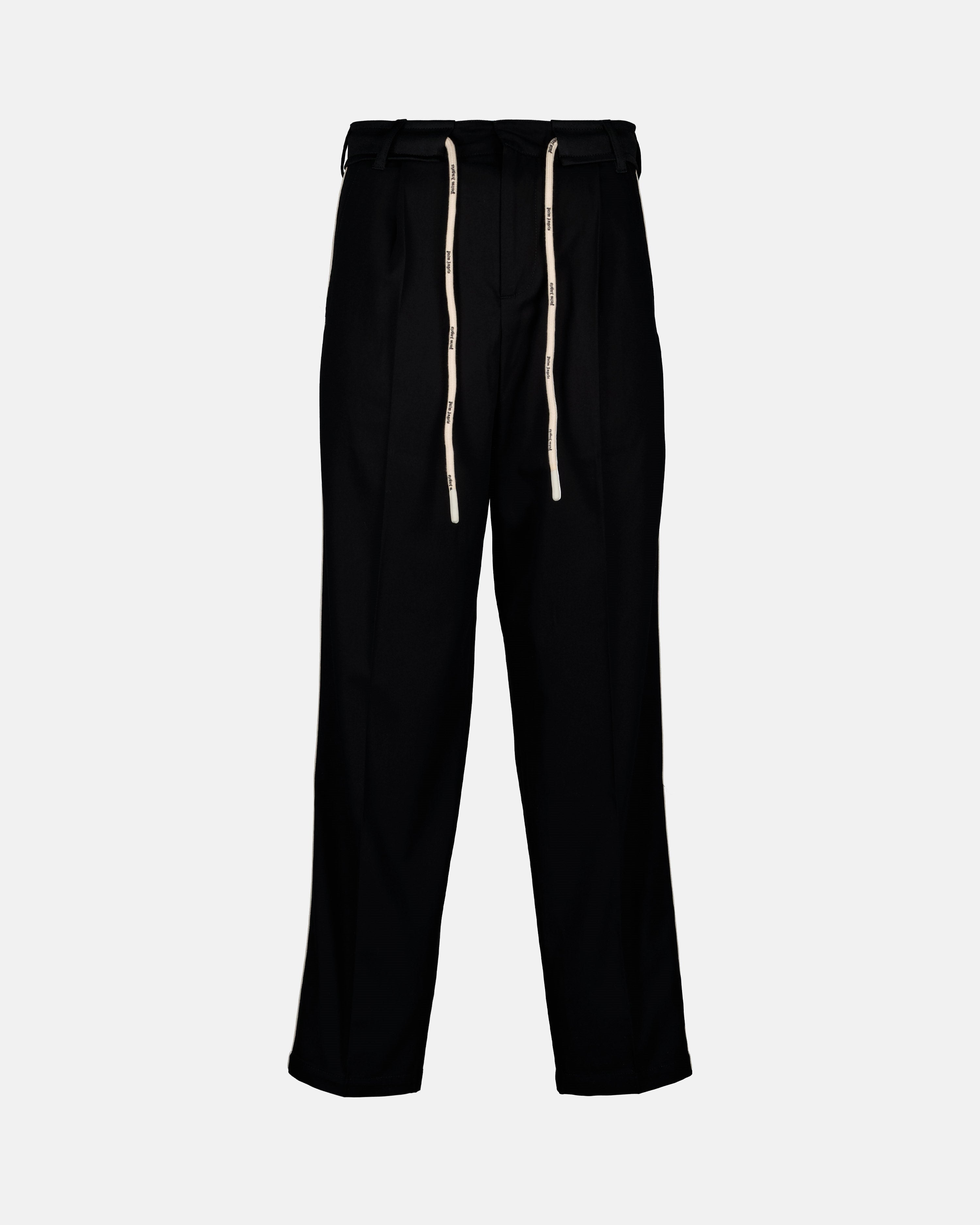 Pantalones Pantalon Track Belt Palm Angels Negro Homme