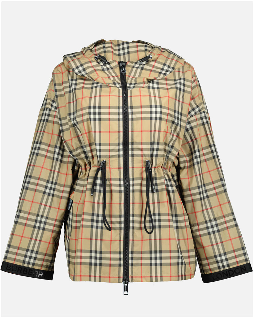 Parka à carreaux vintage