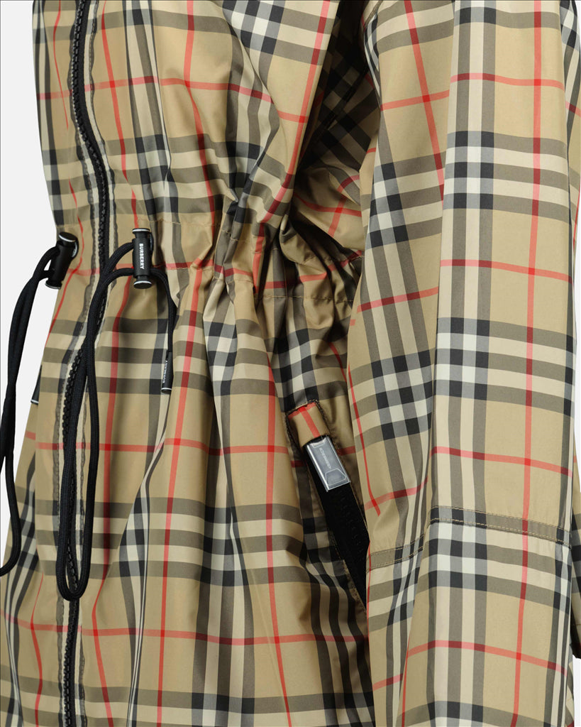 Parka à carreaux vintage