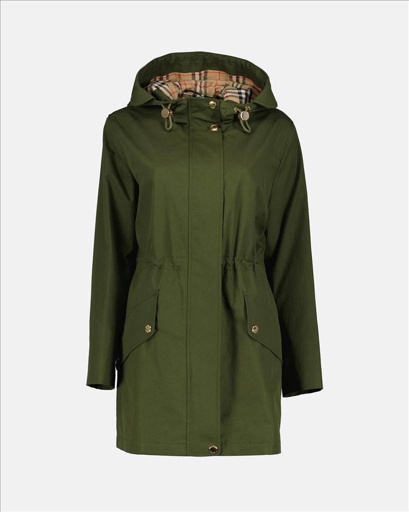 Manteaux Parka mi-longue Burberry Vert Femme