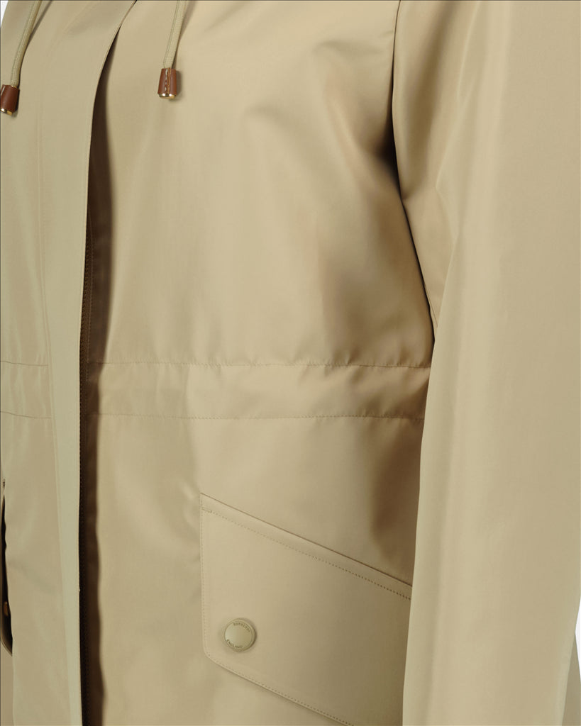 Parka légère à capuche