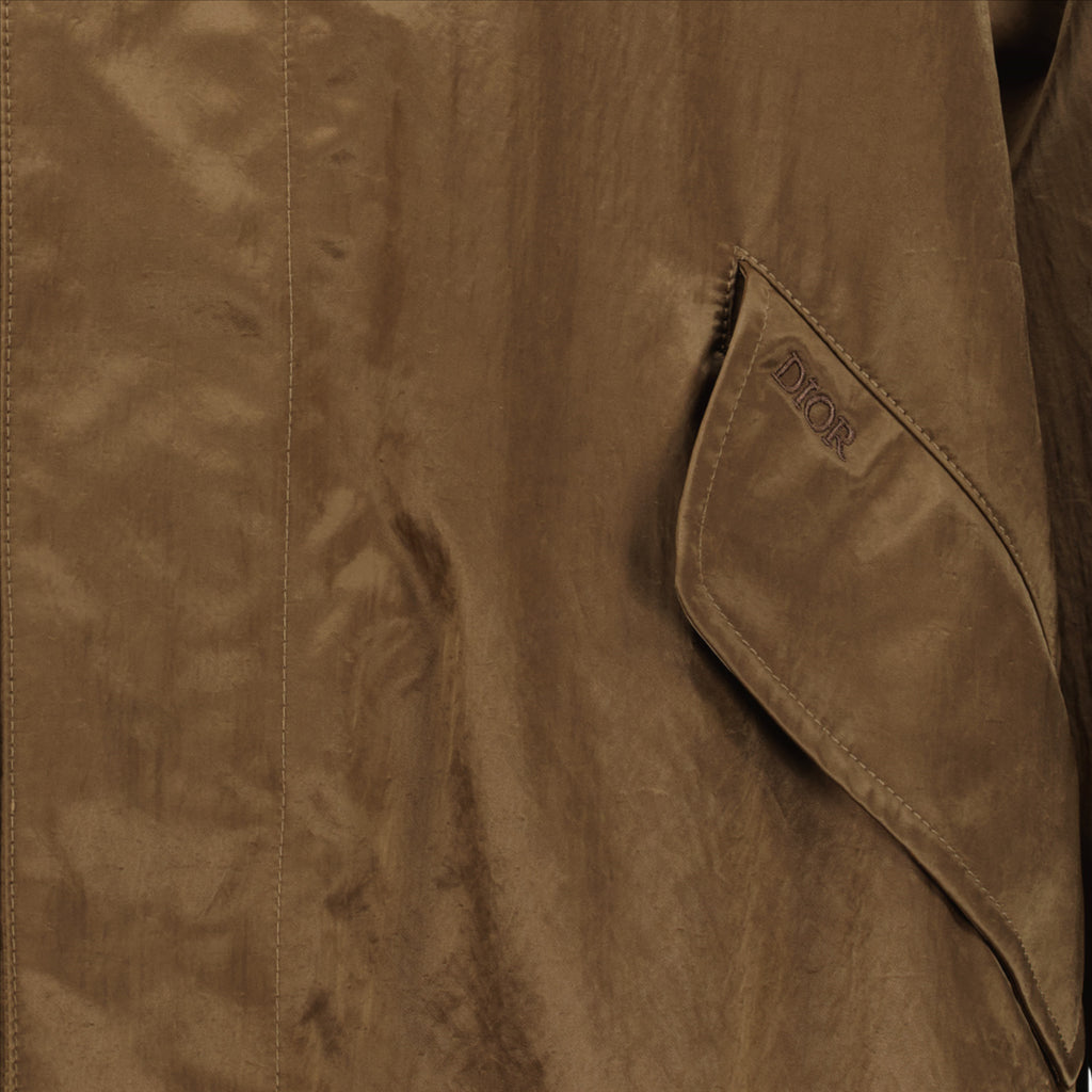 Coats Long parka Dior Brown Man